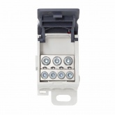 Блок распределительный DKC 1П 80А 3x16 мм2, 4х6 мм2  винтовой зажим