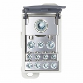 Блок распределительный DKC 1П 400А 1x185 мм2, 2x35 мм2, 5x16 мм2, 4х10 мм2  винтовой зажим