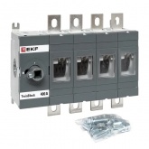 Рубильник EKF PROxima TwinBlock 400A 4P без рукоятки управления (выключатель нагрузки)