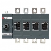 Рубильник EKF PROxima TwinBlock 400A 4P без рукоятки управления (выключатель нагрузки)