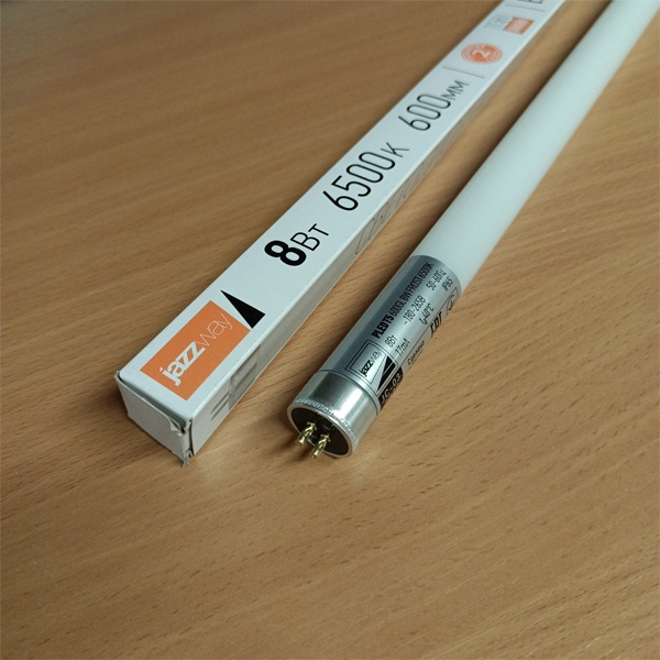 Светодиодная, линейная лампочка JazzWay, мощностью 8 Вт, холодный дневной свет, колба стекло фото 1