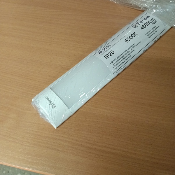 Светодиодный линейный светильник Ферон AL5054, холодный свет фото 1