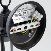 Светильник садово-парковый Санторини Feron PL201 60W E27 230V IP44 черный