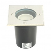 Светильник тротуарный/грунтовый Feron SP3738 IP65 квадрат, с LED лампой MR16 7W 4000K 230V GU10