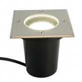 Светильник тротуарный/грунтовый Feron SP3738 IP65 квадрат, с LED лампой MR16 7W 4000K 230V GU10