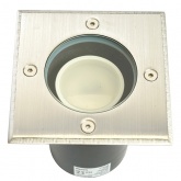 Светильник тротуарный/грунтовый Feron SP3738 IP65 квадрат, с LED лампой MR16 7W 4000K 230V GU10