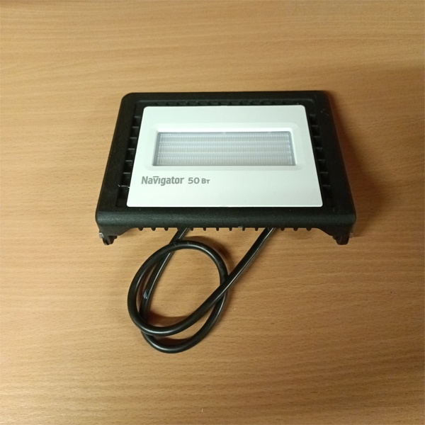 Влагозащищенный LED прожектор Навигатор, мощностью 50 Ватт, нейтральный белый свет фото 1