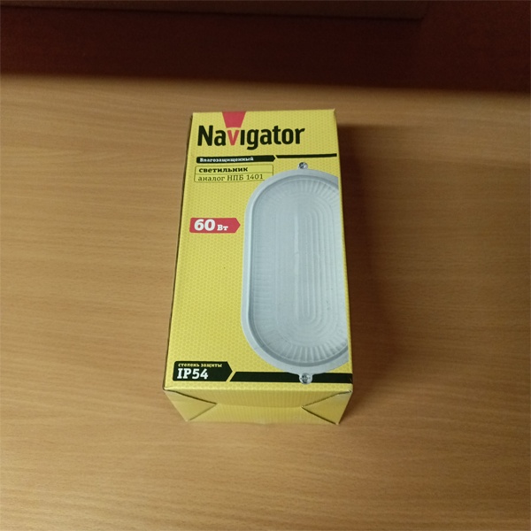 Влагозащищенный термостойкий овальный светильник для бани и сауны Навигатор NBL-O-E27, под лампу с цоколем E27 фото 3