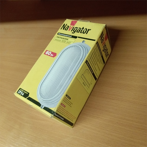 Влагозащищенный термостойкий овальный светильник реснички для бани и сауны Навигатор NBL-O-E27, под лампу с цоколем E27 фото 3