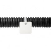 Бирка У-153 ЭРА кабельная маркировочная квадрат 25х25 мм белая [упаковка 100шт]