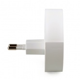 Светильник ночник Feron c 2мя USB выходами, FN1122 0,45W 230V, белый