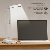 Светильник светодиодный настольный Feron DE1729 22W 3000-6000K 100-240V белый