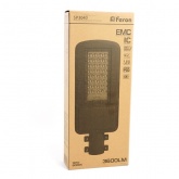 Консольный светодиодный светильник Feron SP3040 30W 5000K 230V серый IP65 d40-60mm