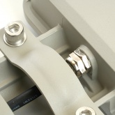 Консольный светодиодный светильник Feron SP3050 100LED 80W 5000K 230V серый IP65 d48-60mm