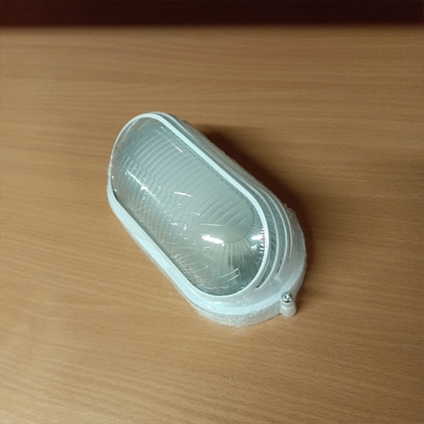 Термостойкий, влагозащищенный светильник для бани и сауны, под лампу с цоколем E27 максимальной мощностью 60 Ватт, НПБ1407 ТДМ, цвет корпуса белый фото 1