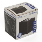 Светильник светодиодный уличный настенный Feron DH054 6W 3000K 230V 400Lm IP54 черный