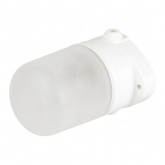 Светильник для бани ЭРА НББ 02-60-001 керамика/стекло прямой max 60W E27 IP54 белый 135x110x85mm