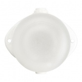 Светильник для бани ЭРА НББ 02-60-001 керамика/стекло прямой max 60W E27 IP54 белый 135x110x85mm