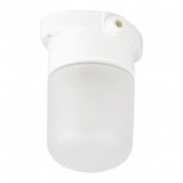 Светильник для бани ЭРА НББ 02-60-001 керамика/стекло прямой max 60W E27 IP54 белый 135x110x85mm