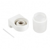 Светильник для бани ЭРА НББ 02-60-003 керамика/стекло угловой max 60W E27 IP54 белый 150x110x85mm