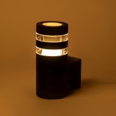 Настенный светильник ЭРА Адрия GBW-102-BL-0200 max 30W 230V 1xE27 IP54 200x150x90mm