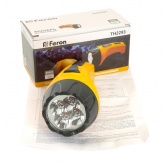 Фонарь Feron TH2293 (TH93A) ручной аккумуляторный 4LED DC желтый 133x67x67mm