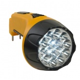 Фонарь Feron TH2295 (TH93C) ручной аккумуляторный 15LED DC желтый 185x97x100mm