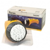 Фонарь Feron TH2295 (TH93C) ручной аккумуляторный 15LED DC желтый 185x97x100mm