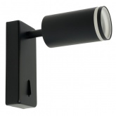 Светильник настенный Feron ML1620 35W 230V GU10 черный, алюминий, IP20 55x90x140mm