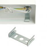 Светильник настенный Feron ML1880 35W 230V GU10 белый, алюминий, IP20 55x55x140mm