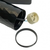 Светильник настенный Feron ML1880 35W 230V GU10 черный, алюминий, IP20 55x55x140mm