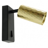 Светильник настенный Feron ML1880 35W 230V GU10 золото и черный, алюминий, IP20 55x55x140mm