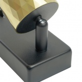 Светильник настенный Feron ML1880 35W 230V GU10 золото и черный, алюминий, IP20 55x55x140mm