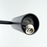 Светильник настольный Feron DE185 под лампу GU10 max 35W 230V черный