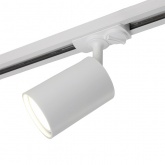 Светильник трековый Feron AL142 под лампу MR16 15W 230V GU10 однофазный белый D60*H140