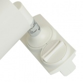 Светильник трековый Feron AL142 под лампу MR16 15W 230V GU10 однофазный белый D60*H140