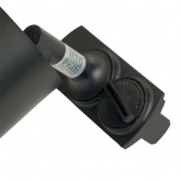 Светильник трековый Feron AL142 под лампу MR16 15W 230V GU10 однофазный черный D60*H140