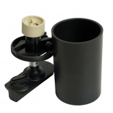 Светильник трековый Feron AL142 под лампу MR16 15W 230V GU10 однофазный черный D60*H140