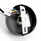 Светильник потолочный на подвесе Feron HL3658 GX53 max 12W 230V черный D80*H220