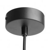 Светильник потолочный на подвесе Feron HL3658 GX53 max 12W 230V черный D80*H220