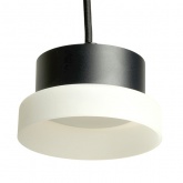 Светильник потолочный на подвесе Feron HL4608 GX53 max 12W 230V черный D110*H60