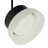 Светильник потолочный на подвесе Feron HL4608 GX53 max 12W 230V черный D110*H60