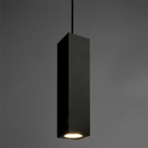 Светильник потолочный на подвесе Feron ML1748 MR16 max 35W 230V GU10 черный D60*H280