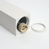 Светильник потолочный на подвесе Feron ML1748 MR16 max 35W 230V GU10 белый D60*H280