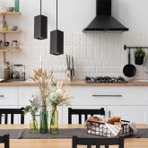 Светильник потолочный на подвесе Feron ML1748 MR16 max 35W 230V GU10 белый D60*H280