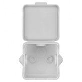 Коробка распаячная TDM 65х65х50 мм для открытой проводки с крышкой 4 входа IP54