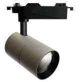 Трековый светодиодный светильник AL103 MarketBright 30W 4000K 2700Lm 35° однофазный, серый
