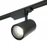 Трековый светодиодный светильник AL103 TrueColor 40W 4000K 3600Lm 35° однофазный, черный