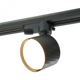 Светильник трековый Feron AL125 Linea под лампу GX53 15W 230V IP40 однофазный, черный