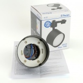 Светильник трековый Feron AL125 Linea под лампу GX53 15W 230V IP40 однофазный, черный